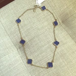 Blue necklace